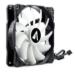 Abym Gaming PC Breeze Fan, 120 mm, 11 Lames, très Silencieux, Noir et Blanc