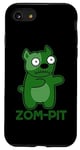 Coque pour iPhone SE (2020) / 7 / 8 Zom Pit Funny Zombie Pitbull Jeu de mots