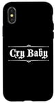 Coque pour iPhone X/XS Design gothique original CRY BABY