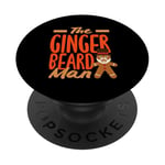 The Ginger Beard Man Funny Beard Lover PopSockets Swappable PopGrip