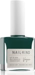 NAILKIND Green Nail Polish  Snake Charmer  Bright Nail Varnish  Vegan Nail Lacqu