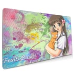 Mouse Pad,Fruits Basket Anime Mouse Pad Large Gaming Pad,Funny Printing Desk Gaming Pad For Home Office Decor,40x90cm