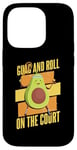 iPhone 14 Pro Funny Tennis Player Avocado Guac And Roll On The Court Case