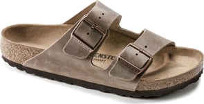 Birkenstock Unisex Arizona Oiled Leather Regular Tabacco Brown, 44