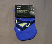 Nike Performance Quarter Running Socks UK 2 - 5 EUR 34 - 38 Blue Volt  sx5467 45