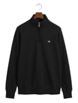 Emb Archive Shield Half Zip Black GANT