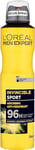 L'Oréal Men Expert Invincible Sport 96H Anti-Perspirant Spray Deodorant for Men