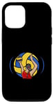 Coque pour iPhone 12/12 Pro Volley de plage, je sais que je joue comme une fille, essaie de suivre