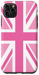 iPhone 11 Pro Max Pink, United Kingdom The Union Jack Flag Case