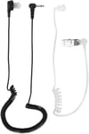 3.5Mm Ecoutent Filaire,Mono Ecouteur Intra-Auriculaires Casque De Surveillance Anti-Rayonnement Pour Ipod/Ipod Nano/Mp3/Telephone Portable Et Autres Appareils Avec