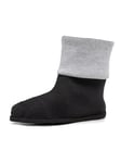 Ladeheid LA-CA-10 LA-CA-11 Chaussettes chauffantes en caoutchouc pour bottes de pluie pour enfants, gris, 28-29