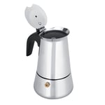 Portable Stainless Steel Coffee Pot Moka Maker Mocha Pot (450ml)