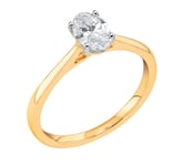 Midem Copenhagen enstens diamantring 0,75ct gulguld