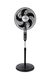 Orbegozo Sf 0149 - Ventilateur sur pied oscillant, pales de 40 cm, hauteur réglable, 3 vitesses, 60 W, noir