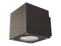 Led-Vägglampa Esta 830 2X125lm Svart