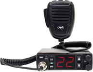 Station Radio Escort HP 5500 CB, multistandard, 4W, AM-FM, 12V/24V, ASQ, Gain RF, Prise Allume-Cigare Incluse