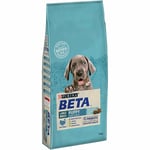 Purina Beta Puppy Large Breed Turkey Flavoured Dry Dog Food 14kg Bag