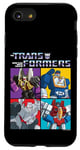 Coque pour iPhone SE (2020) / 7 / 8 Transformers Decepticon Retro Vintage Color Box Panels