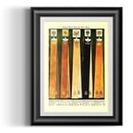 Barba Prints - Koken's Straight Razor Strops Illustration A3