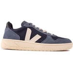 Veja Mens V-10 Ripstop Trainers - Blue - Size UK 8