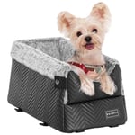 Petsfit Siège Auto pour Chat Chien, Panier Chat Voiture pour Petit Animal de Compagnie avec Crochets de Protection sûrs, Siège Auto de Voyage Amovible et Lavable pour Chien Chat