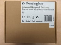 Kensington Universal Notebook Docking Station w/ VGA/DVI and Ethernet (K33926EU)