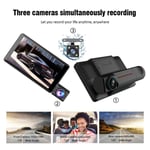 Car Driving Camera 3 Way Dash Camera Night Vis-ion Car Driving Recorder With New