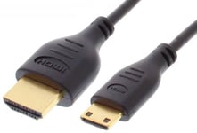 High Speed 2.0 Mini HDMI - HDMI kabel - Slim - 0.5 m