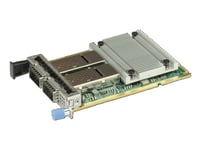 Supermicro Aoc-A100g-M2cm-O, Intern, Kabel, Pci Express, Ethernet / Fiber, 100000 Mbit/S, Grön, Grå