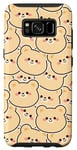 Galaxy S8 Smiling Bear Heads Design Case