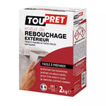 Enduit de rebouchage extérieur poudre gris Toupret 2kg