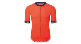 Maillot manches courtes le col sport lightweight rouge bleu