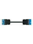 Winsta Interconnecting cable 8m hf eca socket/plug blue