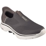 Skechers Mens Slip-ins: GO WALK 7 - Easy On 2 Shoes - Brown material_other - Size UK 11