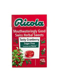 Ricola Cranberry Sugar Free Swiss Herbal Sweets Herb Drops - Pack of 10 Boxes