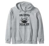 Delivery Ninja Taxi Driver Cab Taxis Drivers Zip Hoodie