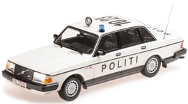 MINICHAMPS - Voiture berline de la police du Danemark  VOLVO 240 GL de 1986 -...