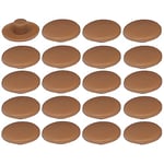 20x Cache vis en Plastique 4 x 2,7 x 11,8mm Confirmat Meuble Capuchon Bouchon Trou Protection Universel, Marron Clair hêtre