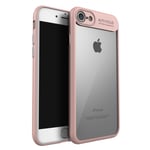 iPaky Clear Hybrid Case (iPhone SE3/SE2/8/7) - Pinkki