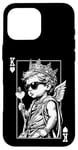 Coque pour iPhone 16 Pro Max Cupid Valentine King Of Hearts Card Poker Player