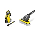 Bundle of Kärcher K7 Premium Smart Control Pressure Washer + Kärcher WB 7 Plus 3-in-1 Corded Electric Wash Brush, 3 Functions: Foam Jet, High-Pressure Flat Spray Nozzle, Soft Brush