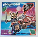 PLAYMOBIL Chevalier des loups et catapulte réf 4812 dès 4 ans