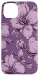 iPhone 14 Plus Lilac Vintage Floral Flowers Purple Pattern Case