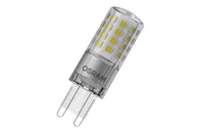 OSRAM LED SUPERSTAR - LED-lyspære - form: majs - klar finish - G9 - 4 W - varmt hvidt lys - 2700 K
