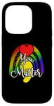 Coque pour iPhone 14 Pro Vous êtes Boho Rainbow Galaxy Star Matter