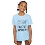 Disney - T-Shirt Cars Jackson Storm Blueprint - Fille