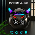 TF Card G9 Little Devil Clock Alarm Audio Bluetooth Speaker Wireless Speakers