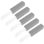 5 Pcs Pierre Ponce de Nettoyage avec PoignéE Bol de Toilette Brosse de Nettoyage Cleaner Dur Anneau D' Remover