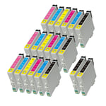 20 Ink Cartridge For Epson Stylus Photo R200 R220 R300 R300M R320 R330 R340 R350