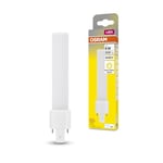 OSRAM DULUX S9 LED pour culot G23, 4.5 watt, 450 lumen, blanc chaud (3000K), en remplacement d'une ampoule Dulux conventionnelle de 9W